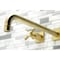 Kingston Brass KS6047BEX Wall Mount Tub Faucet, Brushed Brass KS6047BEX - alternate 4